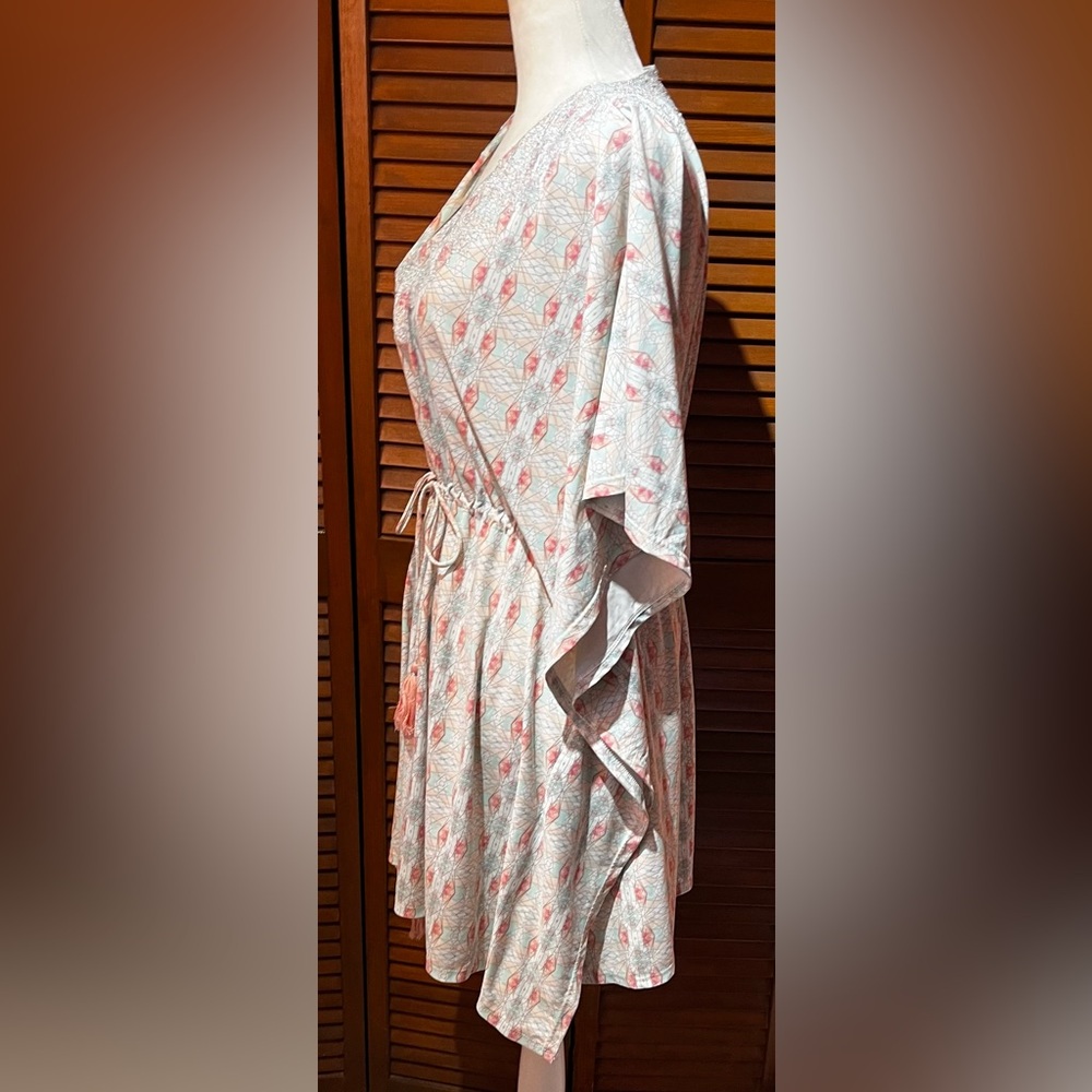 Cabana Life Caftan Drawstring Cover-Up View 5